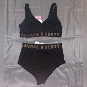 Savage X Fenty Bralette and Booty Short Set 2X